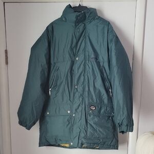 Men's Vintage Green Parka